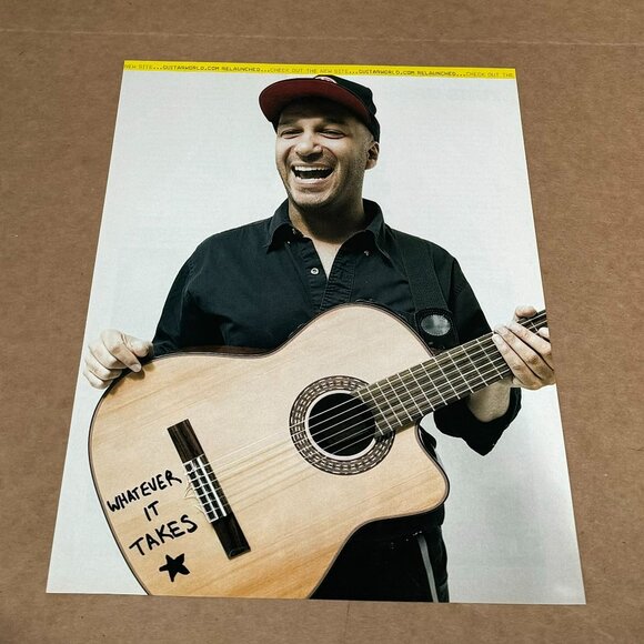 Tom Morello of Rage Against the Machine - Music Print Ad Photo - 2007 - Picture 1 of 1
